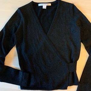 DIANE VON FURSTENBERG ‘BALLERINA’ WRAP SWEATER